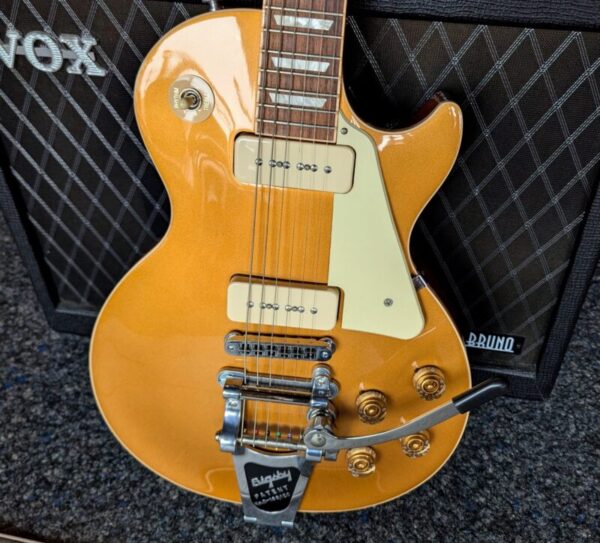 Gibson Les Paul Traditional Goldtop avec Bigsby 2014