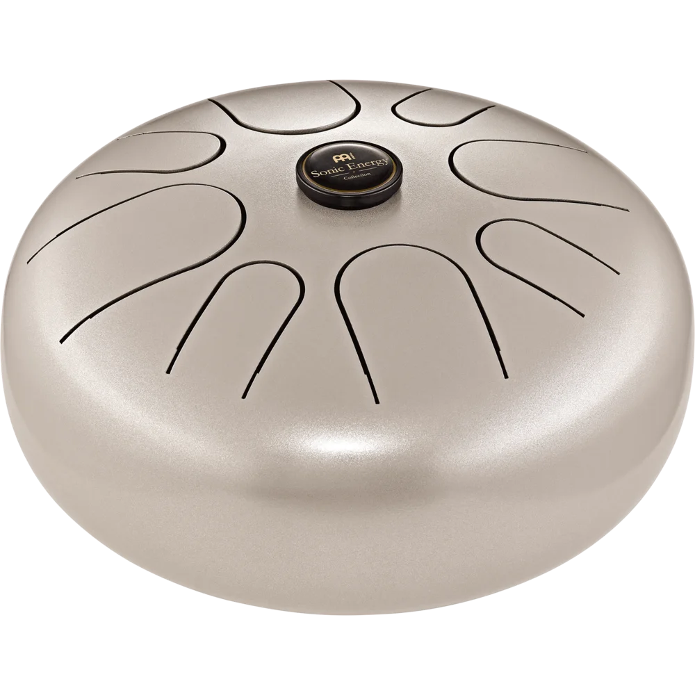 Meinl Sonic Energy 12" Steel Tongue Drum - G Minor, Pearl Grey (STD4PG)